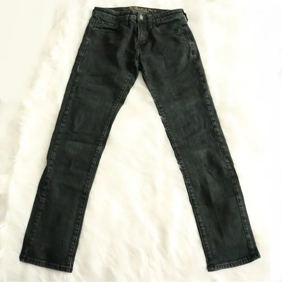 American Eagle Black Skinny Denim Jeans - Picture 2 of 5